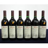 6 bts Penfolds Bin 707 Cabernet Sauvignon 1996 owc South Australia 5 hf/i.n, 1 i.n