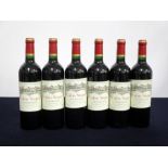 6 bts Ch. Calon-Ségur 2005 St-Estephe, 3me Cru Classé, i.n, vsl nicks to front labels, sl nicks to