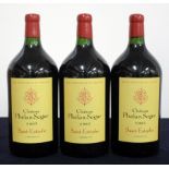 3 dbl magnums Ch. Phélan Ségur 2003 St-Estephe Cru Bourgeois Exceptionel i.n