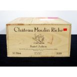 12 bts Ch. Moulin-Riche 2009 owc St-Julien