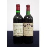 1 bt Ch. Ripeau 1964 St-Émilion Grand Cru Classé hf/i.n, sl bs, vsl stl 1 bt Ch. Chasse-Spleen