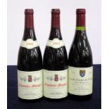 2 bts Chambolle - Musigny 2002 Ghislane Barthod hf 1 bt Aloxe-Corton 1er Cru Les Vercots 2004 Dom