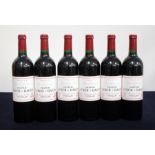 6 bts Ch. Lynch-Bages 2006 Pauillac, 5me Cru Classé, 3 hf, 3 hf/i.n, sl nicks to rear labels