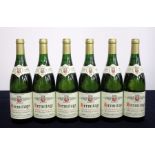 6 bts Hermitage (Blanc) 1990 oc (12 bt) Dom. Jean-Louis Chave, 1 i.n, 3 vts, 1 ts, 1 us