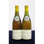 2 bts Corton-Charlemagne 1985 Louis Latour i.n, ts, sl faded labels