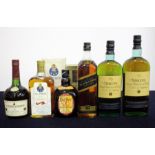 1 68-cl bt Courvoisier Luxe Cognac 40% 1 70-cl bt F. C. Porto 12 YO Blended Scotch Whisky 40% oc 1