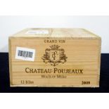 12 bts Ch. Poujeaux 2009 owc Moulis en Médoc