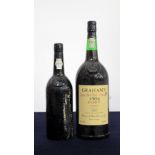 1 bt Dows 1977 Vintage Port vts, missing label ID from embossed bottle 1 magnum Grahams LBV 1984