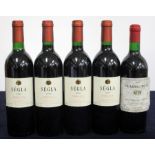 4 bts Ségla 1990 Margaux (2nd wine of Ch. Rausan-Ségla) 2 hf, 1 hf/i.n, 1 i.n 1 bt Margaux Mis En