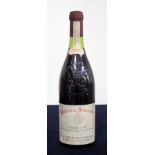 1 bt Châteauneuf du Pape 1981 Ch. de Beaucastel us, sl stl