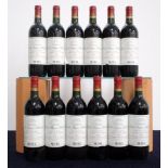 12 bts Ch. Haut-Bages Libéral 1987 owc Pauillac, 5me Cru Classé 2 i.n, 3 vts, 7 ts, 2 vsl stl,