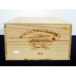 12 bts Ch. Sociando-Mallet 2010 owc Haut-Médoc, Cru Grand Bourgeois