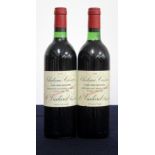 2 bts Ch. Cissac 1982 Cissac (Haut-Médoc) Cru Bourgeois Exceptionnel, i.n, vts, dstl