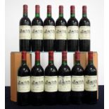 12 bts Ch. d'Angludet 1988 Cantenac (Margaux) Cru Bourgeois Exceptionnel 1 hf, 7 i.n, 2 vts, 2 ts sl