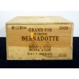 12 bts Grand Vin du Bernadotte 2005 owc Haut-Médoc hf