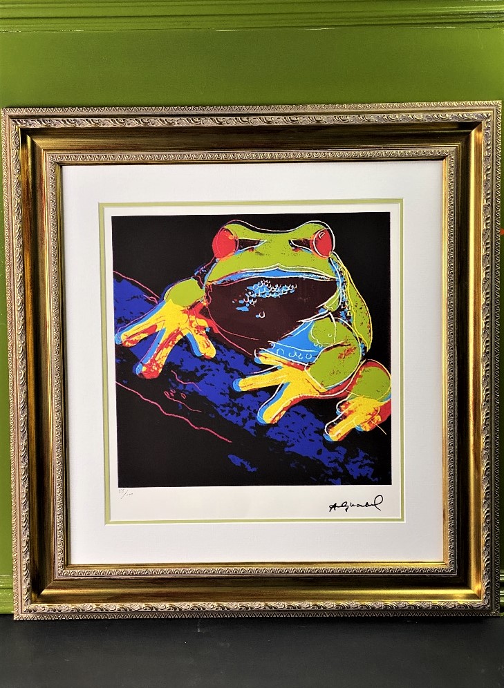 Andy Warhol (1928-1987) “Frog” Leo Castelli Gallery-New York Numbered Ltd Edition of 100 Lithograph - Image 7 of 7