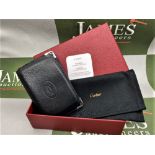 Cartier Paris Wallet Card Holder Leather Example