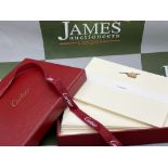 Cartier Paris Stationary Note Card & Envelope x10, Fountain Pen Embossed edition