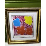 Andy Warhol (1928-1987) “Flowers” Leo Castelli- New York Numbered Ltd Edition of 100 Lithograph-#66,