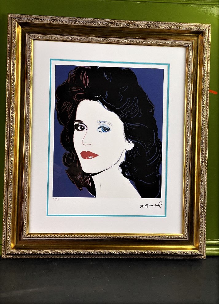 Andy Warhol (1928-1987) “Jane Fonda” Numbered Ltd Edition of 125 Lithograph #123, Ornate Framed. - Image 7 of 7