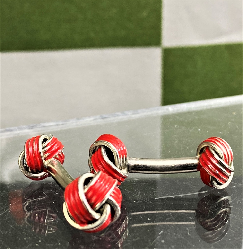 Vintage Pair of Silver Plated Cufflinks - Image 2 of 11