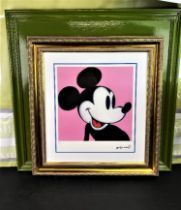 Andy Warhol (1928-1987) “Mickey Pink” Leo Castelli Gallery-New York Numbered Ltd Edition of 120 Lith