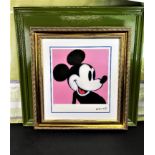 Andy Warhol (1928-1987) “Mickey Pink” Leo Castelli Gallery-New York Numbered Ltd Edition of 120 Lith