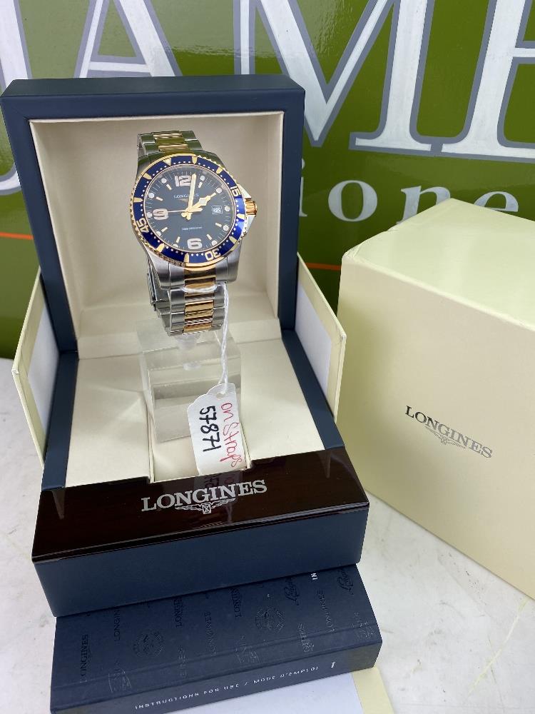 Longines Gent`s Hydroconquest 41mm Mens Watch L37403987-New Example - Image 9 of 21