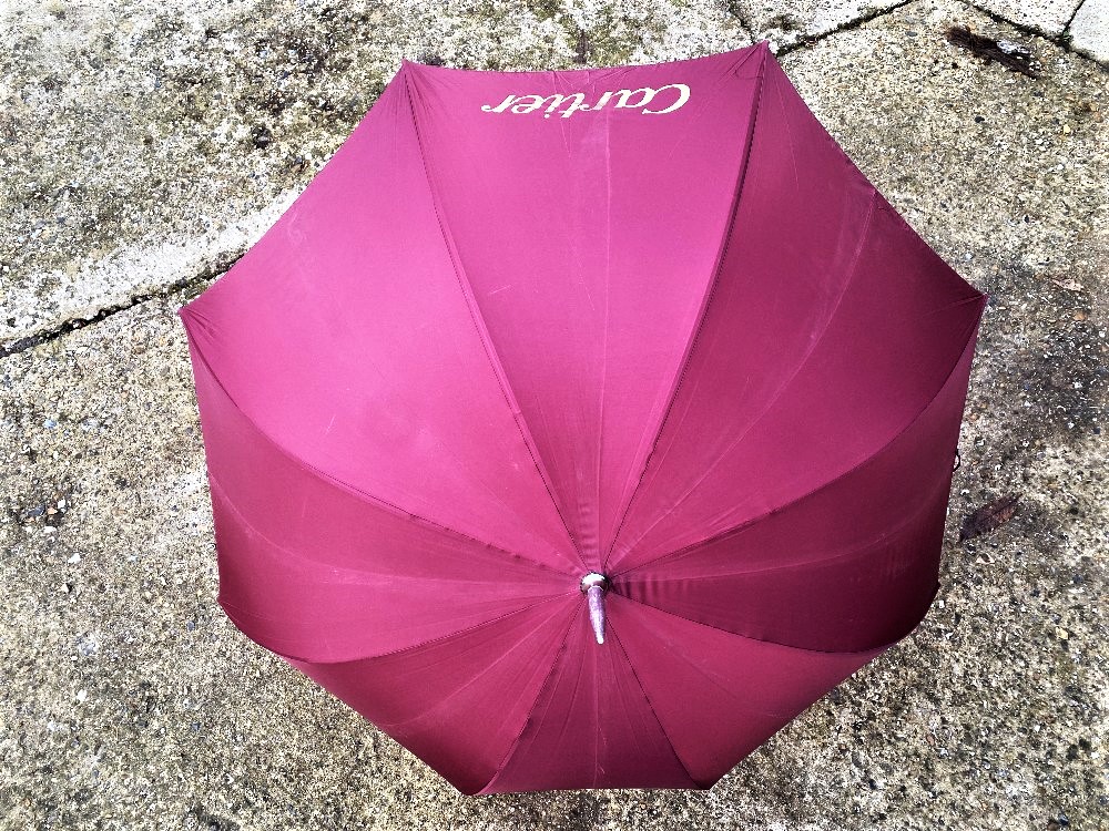 Cartier Paris - Umbrella Veritable Cherbourg Burgundy 100 - Image 5 of 13