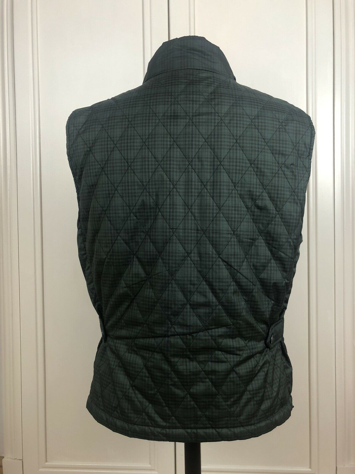 Hackett Reversible Navy & Green Check Gilet/Under Jacket - Image 11 of 17