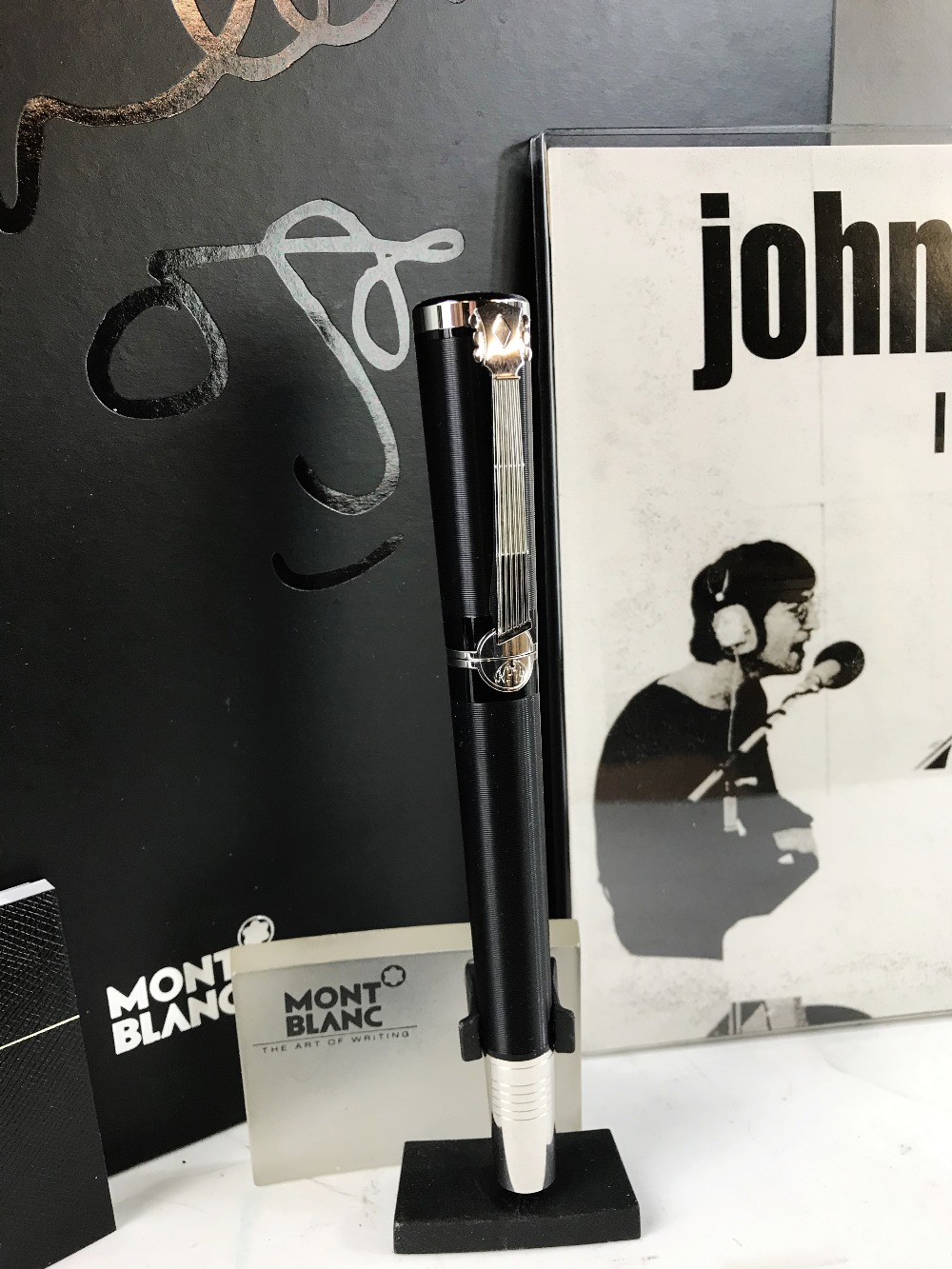 Montblanc -John Lennon Ballpoint Pen + Imagine Single Record - Image 3 of 9