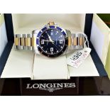 Longines Gent`s Hydroconquest 41mm Mens Watch L37403987-New Example