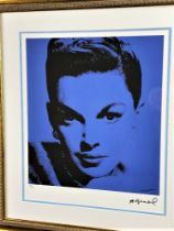 Andy Warhol (1928-1987) “Judy Garland” Numbered Ltd Edition of 125 Lithograph #69, Ornate Framed.