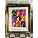 Andy Warhol (1928-1987) “Lennon” Leo Castelli Gallery-New York Numbered Ltd Edition of 100 Lithograp