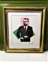 Andy Warhol-(1928-1987) "John Gotti"Castelli NY Original Numbered Lithograph #58/100, Ornate Framed.
