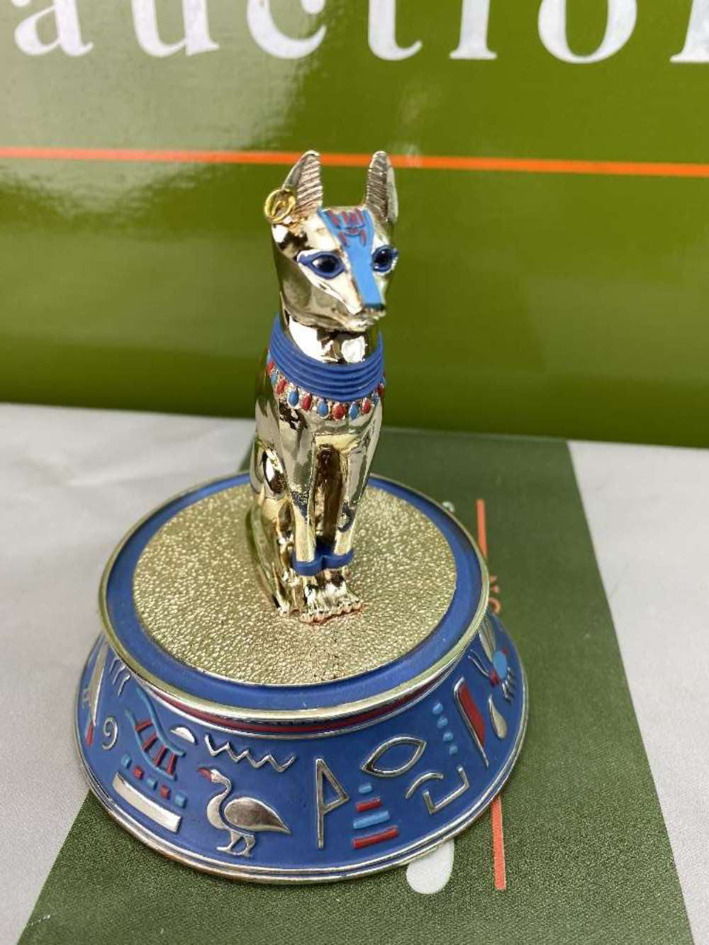 Franklin Mint Egyptian "The Sacred Bast Cat " Ltd Edition