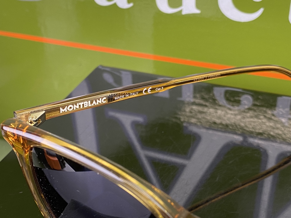 Montblanc- Gent`s Polarised Wayfarer Glasses-Ex Display - Image 3 of 5