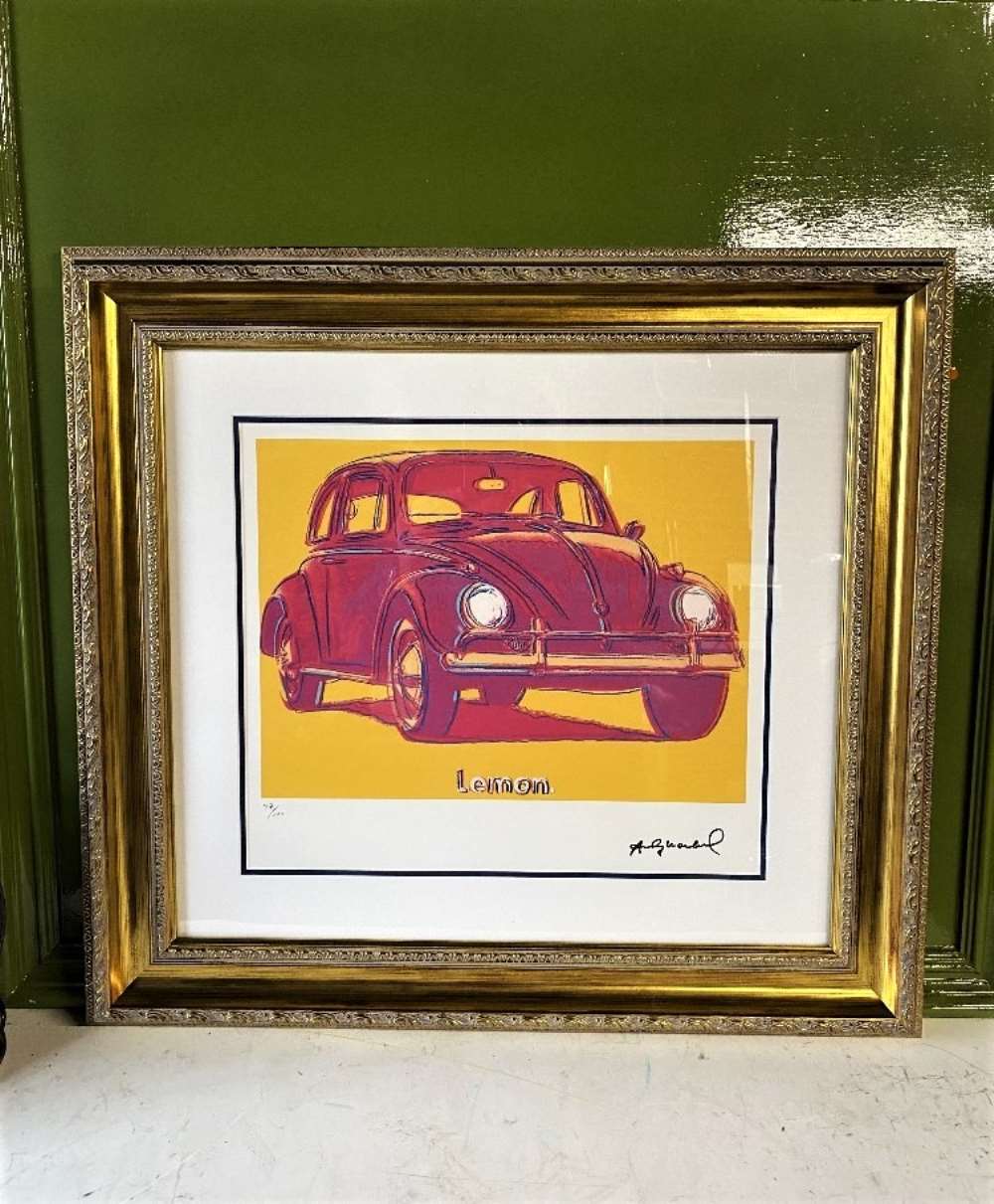 Andy Warhol (1928-1987) “The Beetle” Leo Castelli Gallery-New York Numbered Ltd Edition of 100 Litho