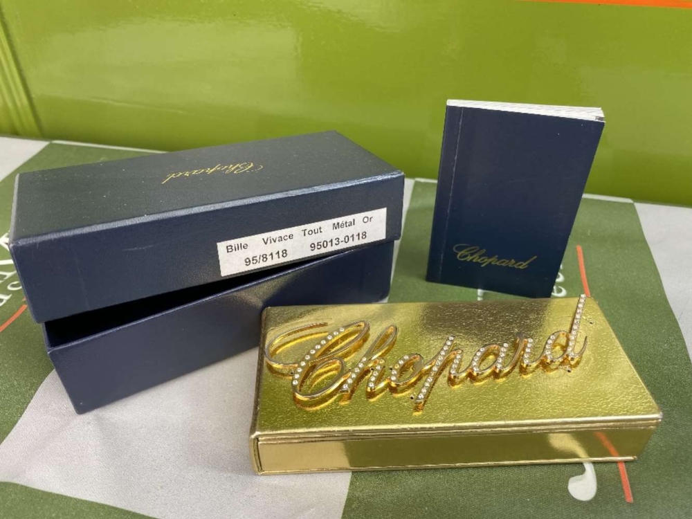 Chopard Vivace Yellow Gold Ballpoint Pen In Original Presentation Box - Image 3 of 6