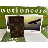 Louis Vuitton Paris Classic Leather Monogram Card Holder