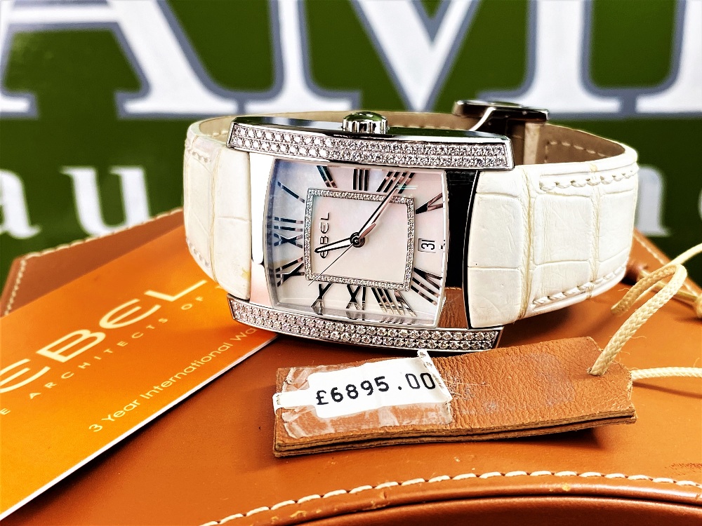 Ebel Brasilia Watch Double Diamond Factory Set Ltd Edition