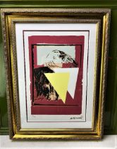 Andy Warhol-(1928-1987) "Albatross" Leo Castelli- New York Numbered Ltd Edition of #56/100 Lithogra