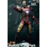 Hot Toys 12 Inch Iron Man Mark 7 Battle Version Ltd Edition