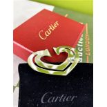 Cartier Paris "Love Heart" Silver Money Clip