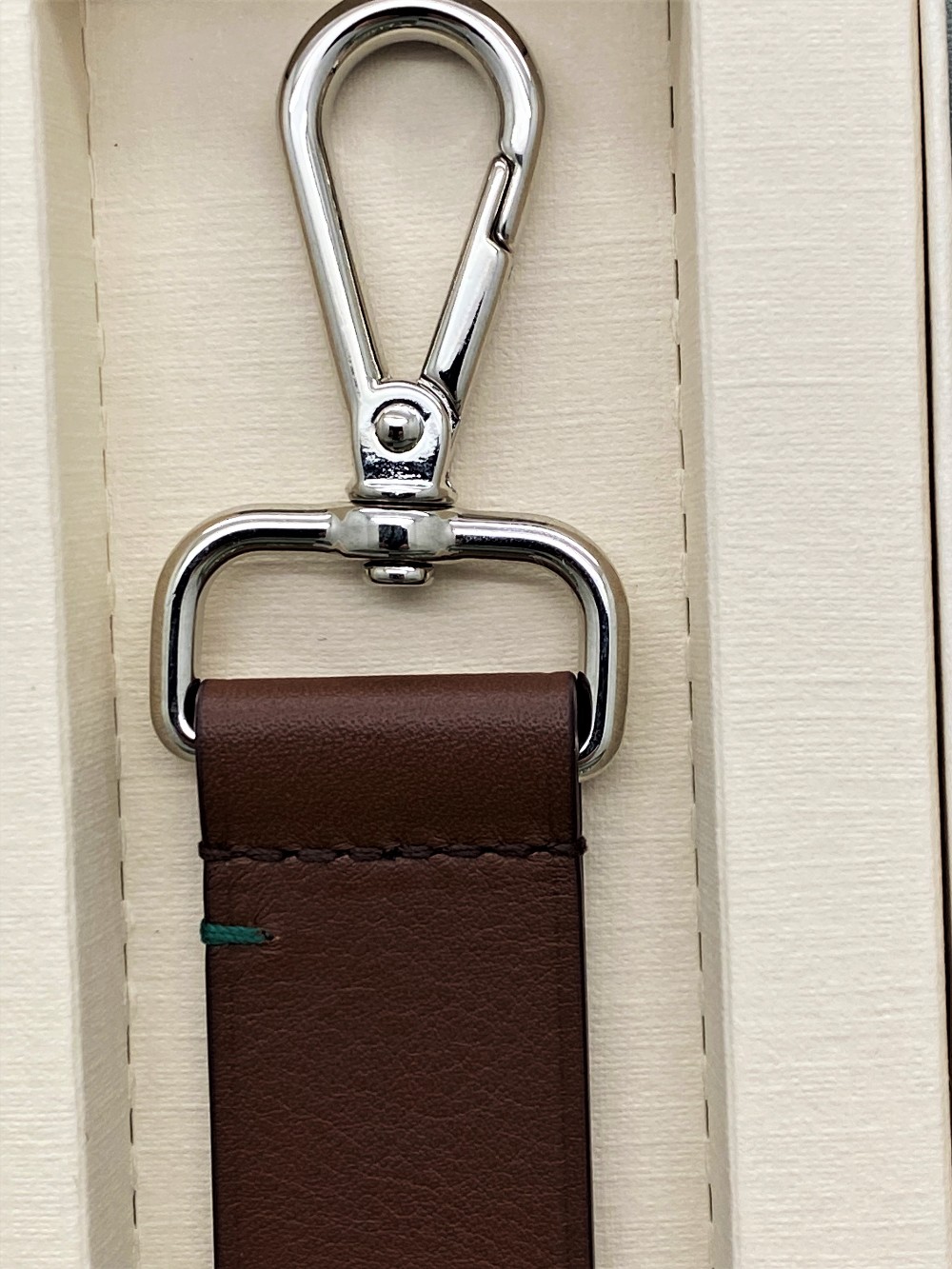 Rolex Official Merchandise- Leather/Chrome Finish Key Ring-New Example - Image 3 of 3