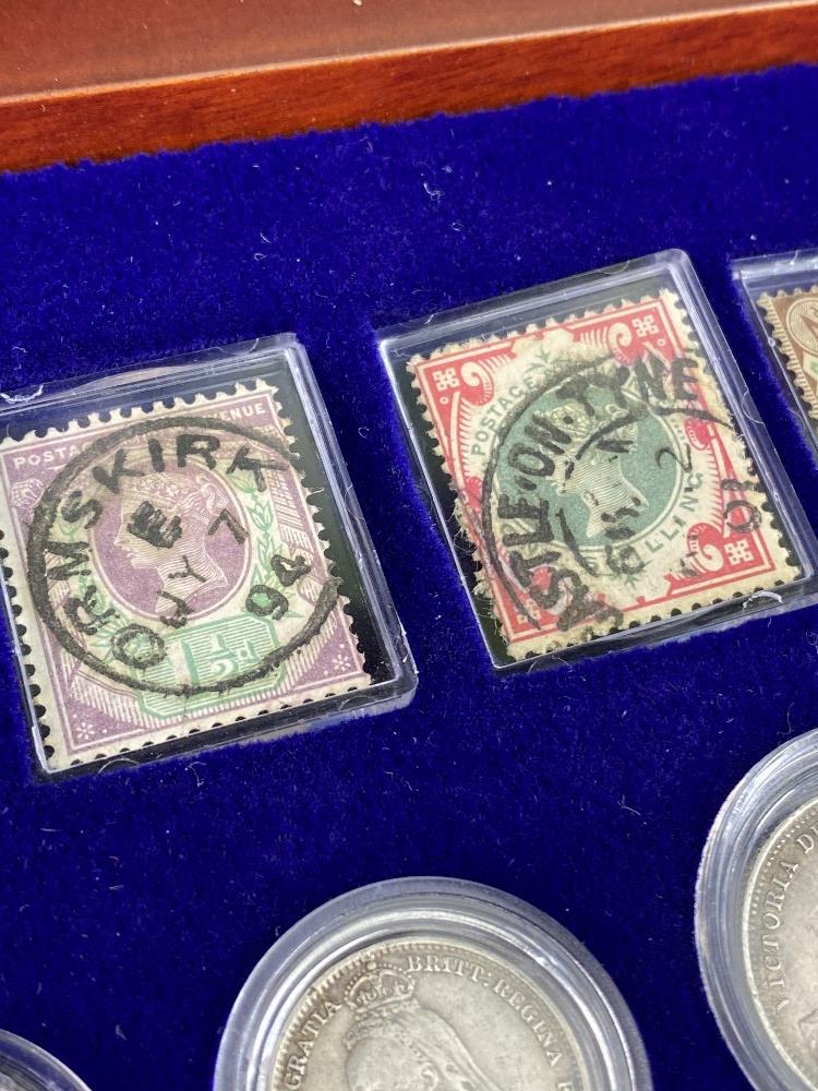 Queen Victoria Golden Jubilee Collection Silver Coins & Stamps - Image 3 of 6