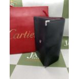 Cartier Paris- Calf Leather Wallet/Purse Black