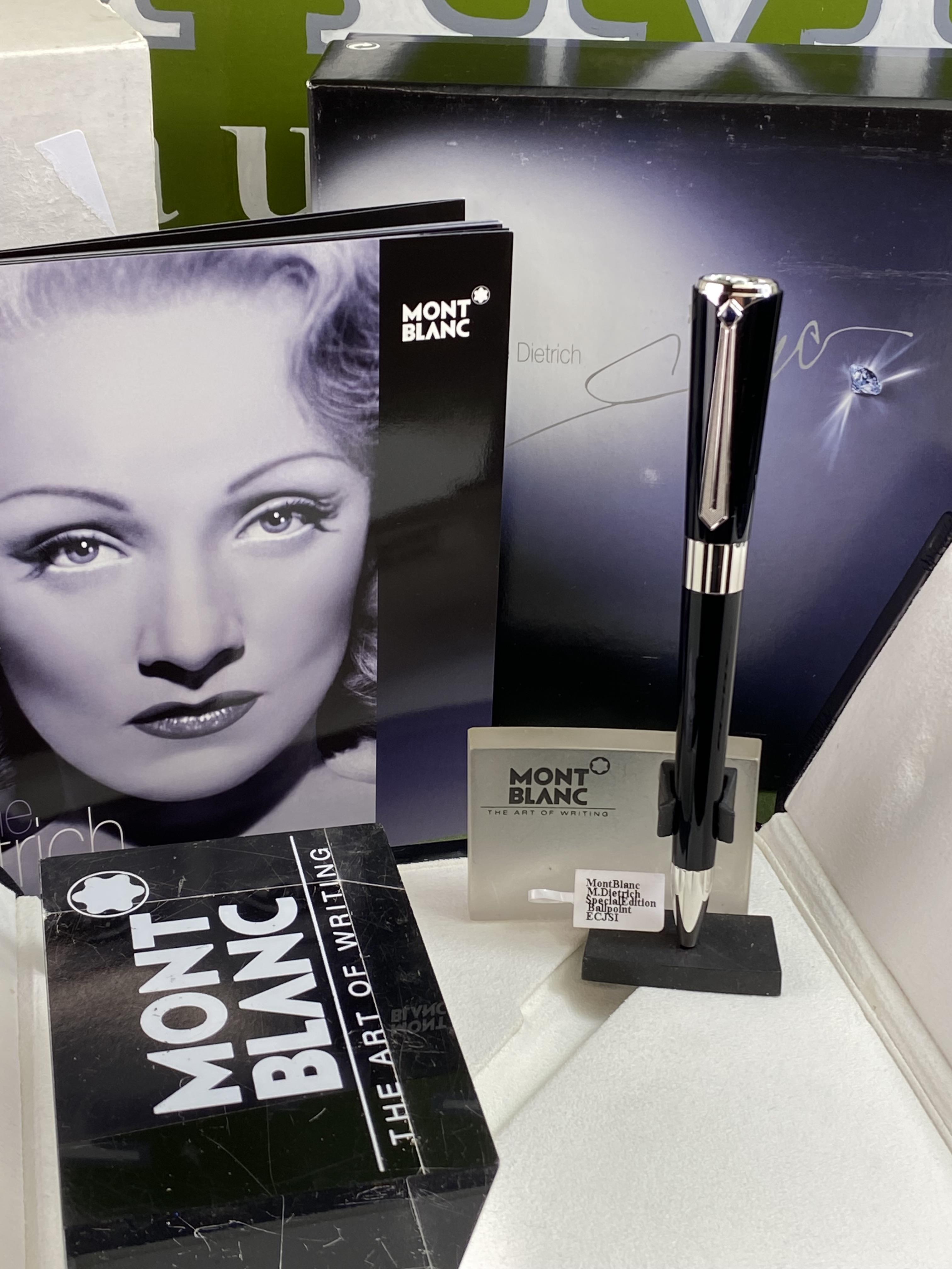 MontBlanc Marlene Dietrich Special Edition Ballpoint-New. - Image 6 of 6