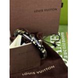 Louis Vuitton Bracelet Bangle Inclusion Gold Flake Monogram