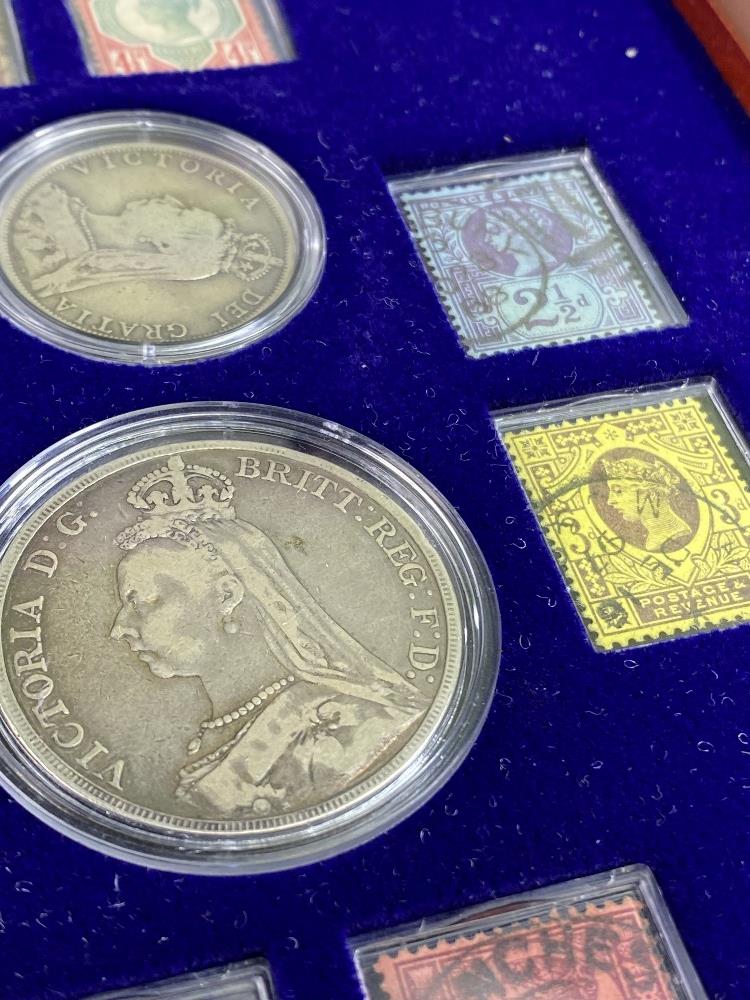 Queen Victoria Golden Jubilee Collection Silver Coins & Stamps - Image 4 of 6